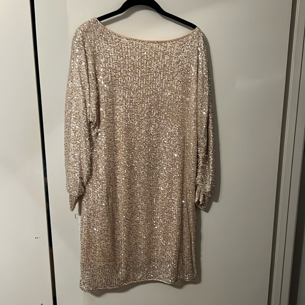 Gold short dress